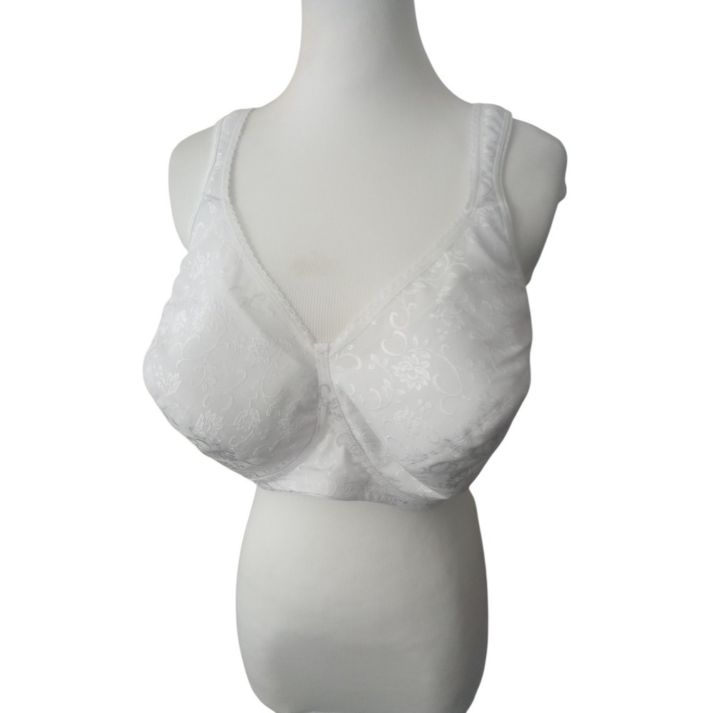 Playtex 18 Hour Original Comfort Strap Wirefree Bra 44D White